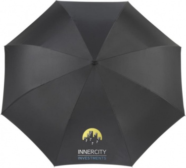 Logo trade business gifts image of: Lima reversible 23" umbrella, black