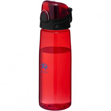 Logo trade promotional gift photo of: Capri water bottle, red