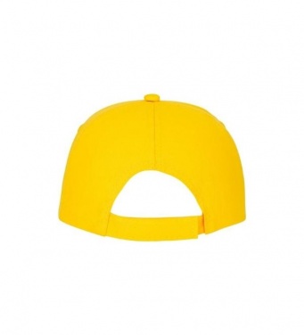 Logo trade corporate gifts picture of: Feniks 5 panel cap, yellow