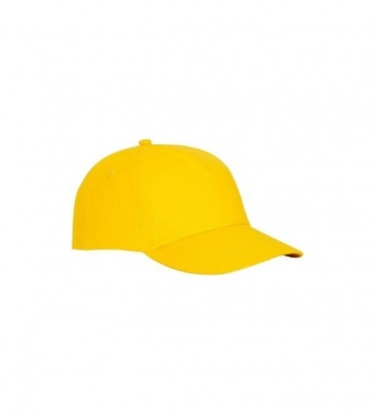 Logo trade advertising products picture of: Feniks 5 panel cap, yellow
