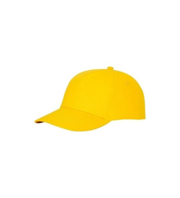 Logo trade promotional merchandise image of: Feniks 5 panel cap, yellow