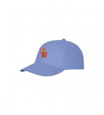 Logo trade promotional items picture of: Feniks 5 panel cap, light blue