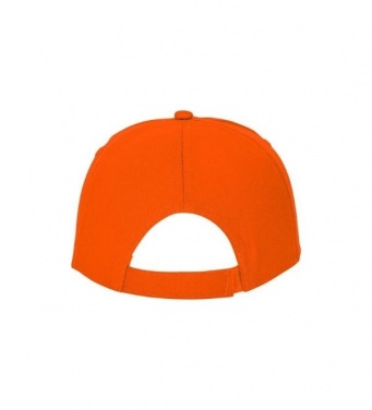 Logo trade promotional gift photo of: Feniks 5 panel cap, orange