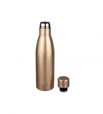 Logotrade promotional product image of: Vasa copper vacuum insulated bottle, 500 ml, golden