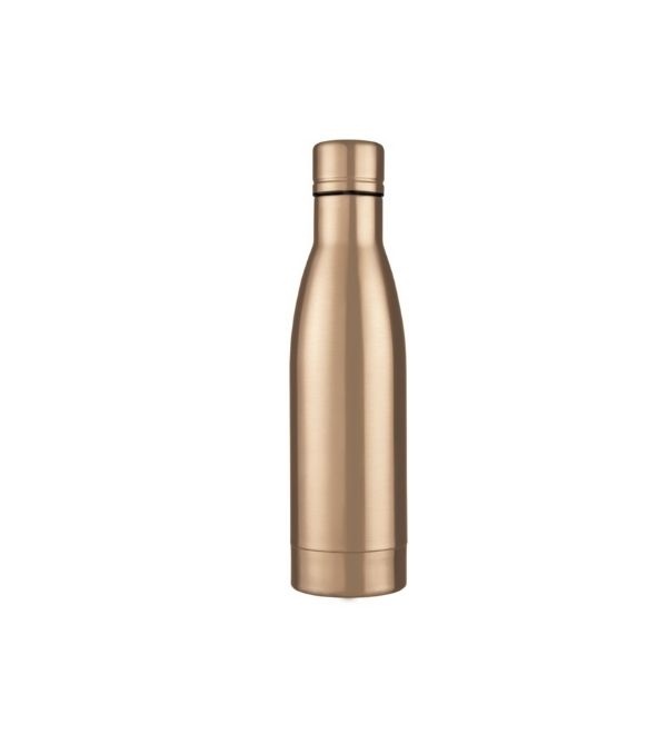 Logotrade promotional merchandise image of: Vasa copper vacuum insulated bottle, 500 ml, golden