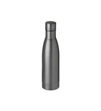 Logo trade promotional gift photo of: Vasa copper vacuum insulated bottle, 500 ml, dark grey