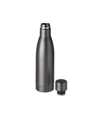 Logotrade corporate gifts photo of: Vasa copper vacuum insulated bottle, 500 ml, dark grey