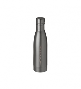 Logotrade promotional gift image of: Vasa copper vacuum insulated bottle, 500 ml, dark grey