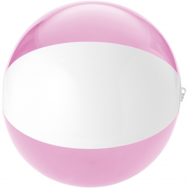 Logo trade promotional merchandise picture of: Bondi solid/transparent beach ball, pink