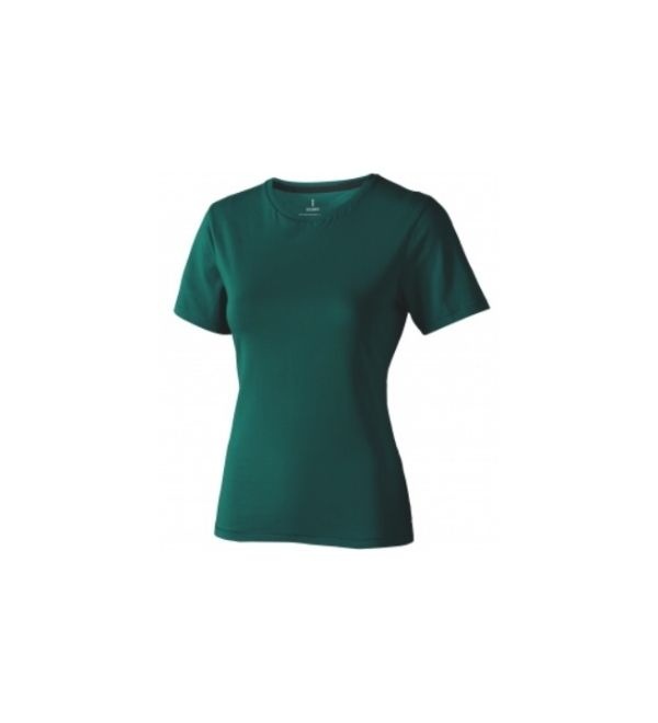 Logotrade advertising product image of: Nanaimo short sleeve ladies T-shirt, dark green