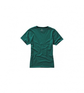 Logo trade promotional products picture of: Nanaimo short sleeve ladies T-shirt, dark green