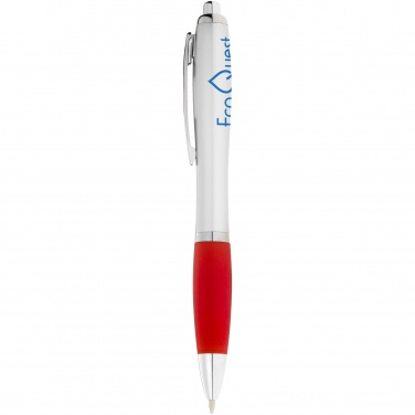 Logo trade promotional merchandise photo of: Nash ballpoint pen, red