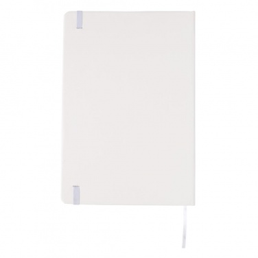 Logotrade promotional giveaway picture of: A5 Notebook & LED bookmark, white