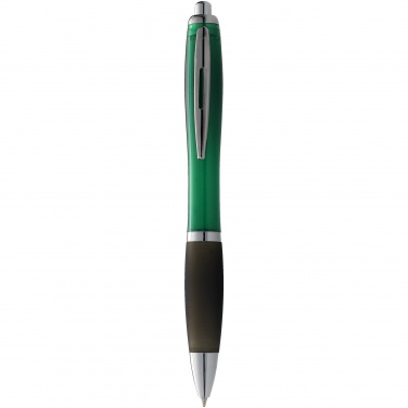 Logo trade corporate gifts image of: Nash ballpoint pen, green