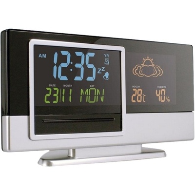 Logo trade promotional gift photo of: Weather station with calendar and clock