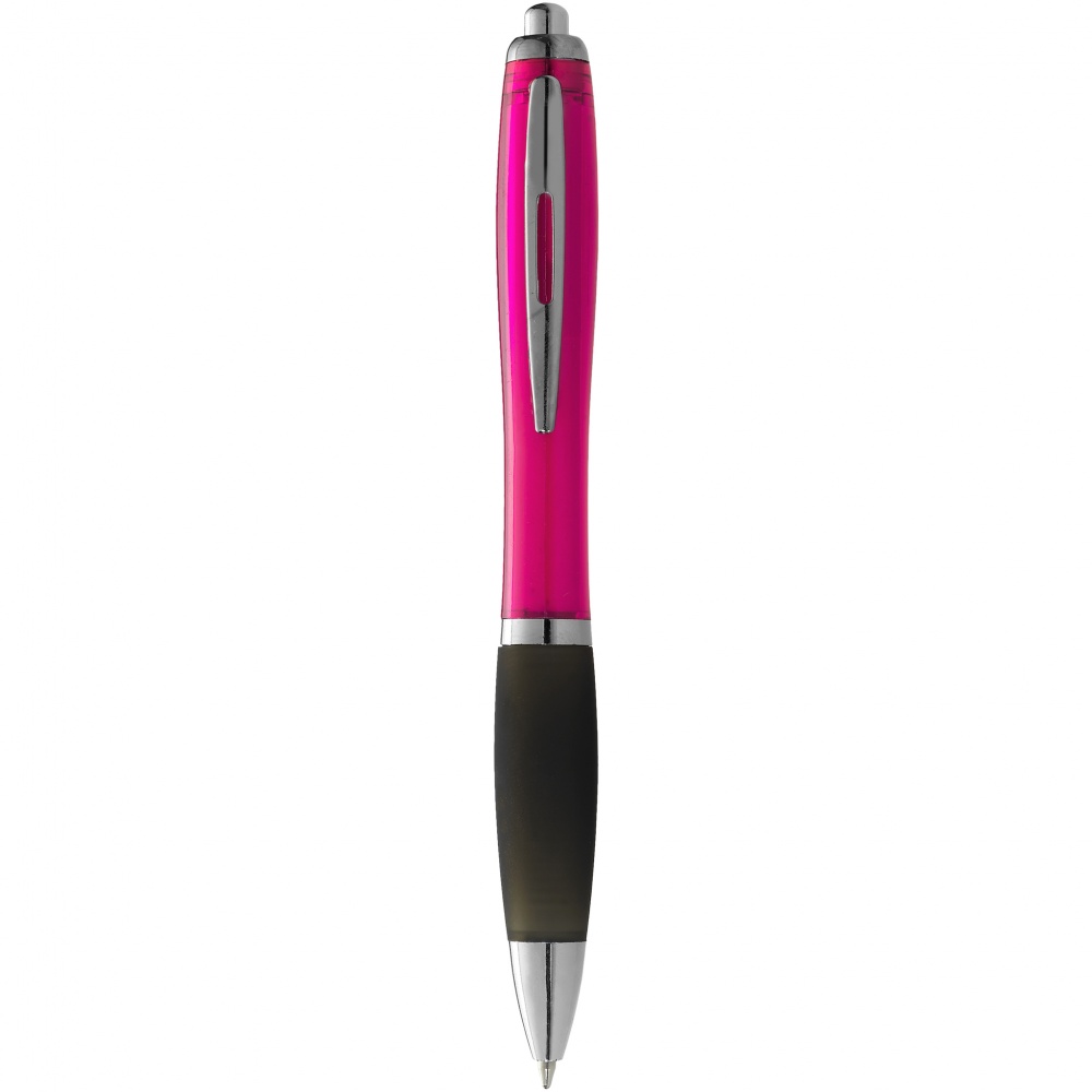Logo trade promotional merchandise photo of: Nash ballpoint pen, pink