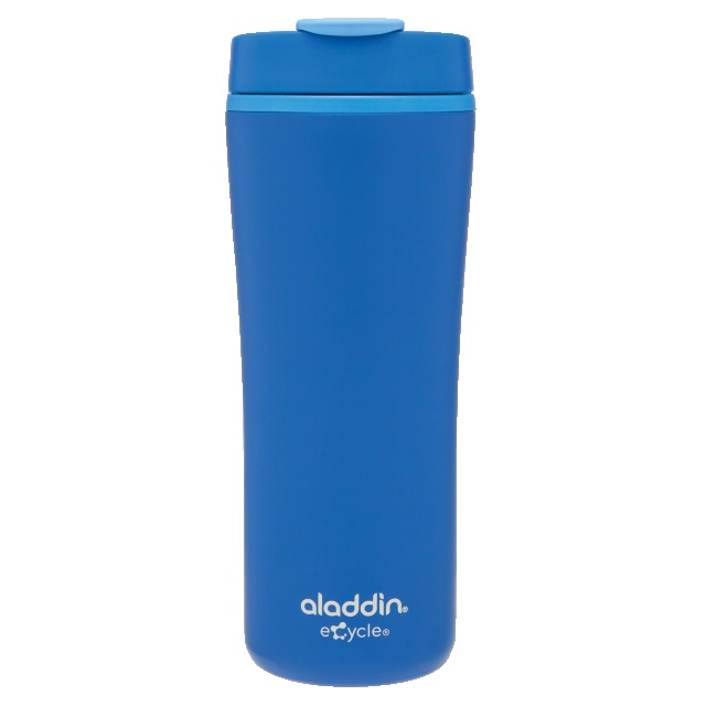 Logotrade promotional giveaway picture of: Thermos mug made of recyclable material, blue