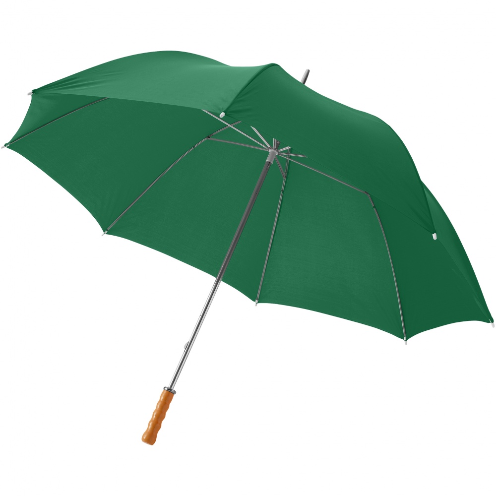 Logo trade promotional merchandise image of: Karl 30" golf umbrella, green