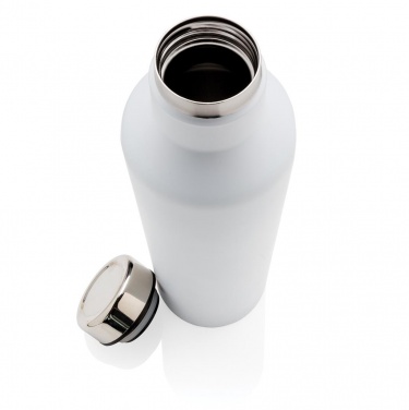 Logotrade advertising product picture of: Modern vacuum stainless steel water bottle, white