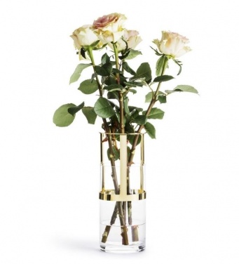 Logo trade promotional merchandise picture of: Hold lantern & vase, gold