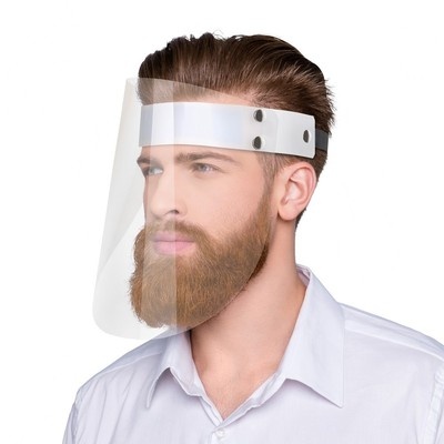 Logotrade business gift image of: Face shield, transparent/white