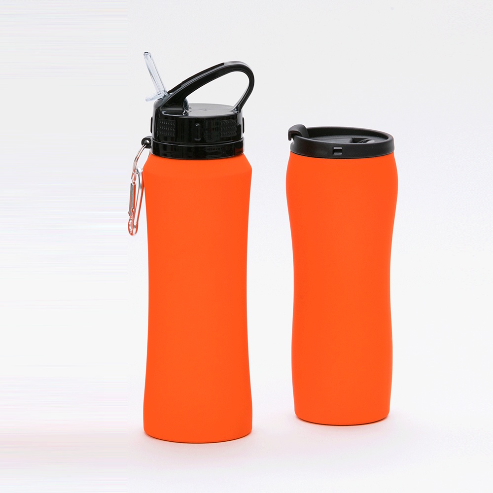 Logotrade corporate gift picture of: WATER BOTTLE & THERMAL MUG SET