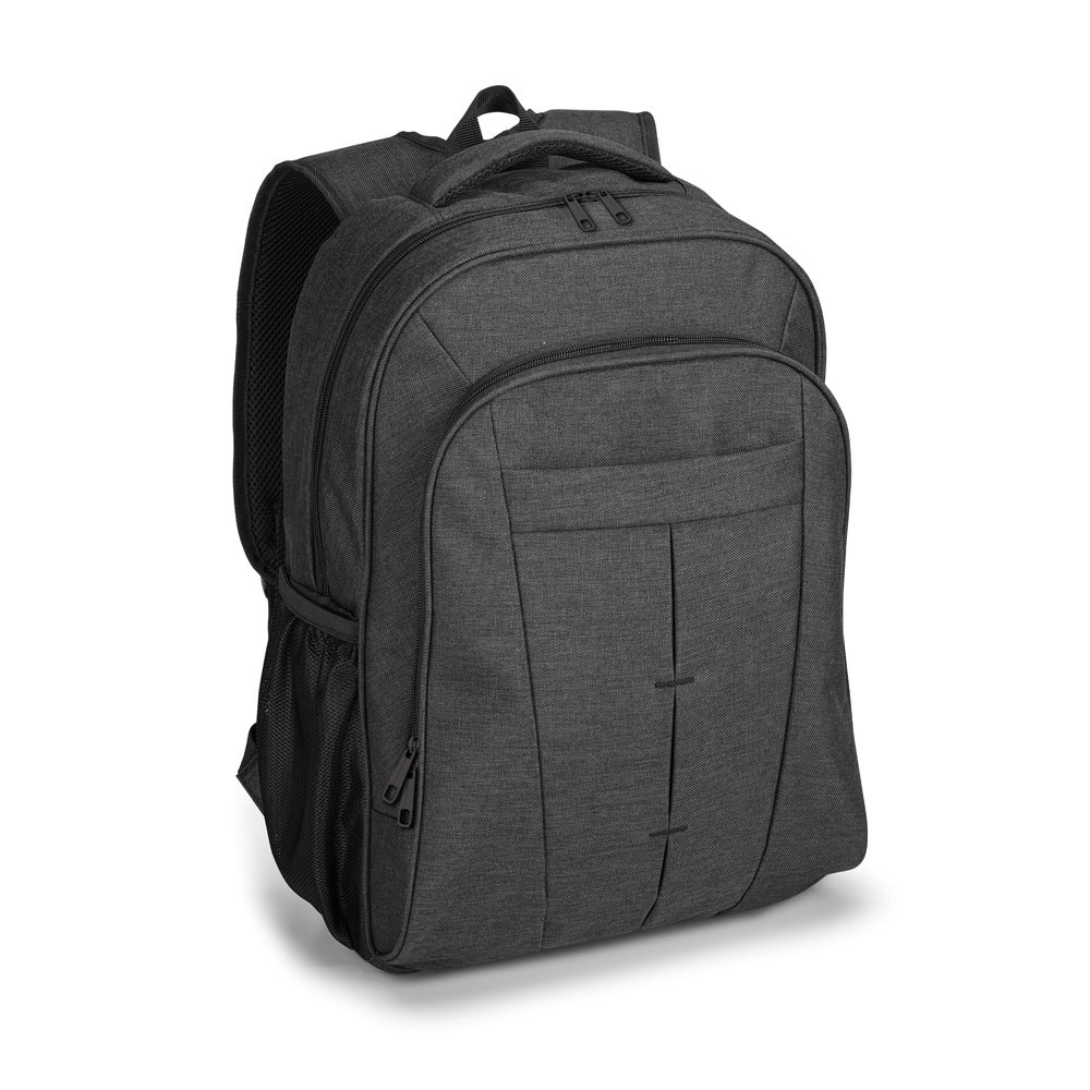 Logo trade promotional giveaways image of: Laptop backpack NAGOYA, Grey