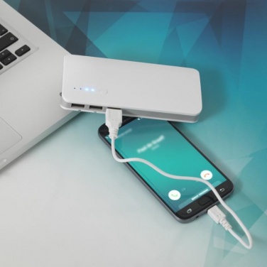 Logotrade promotional item picture of: Spare 10000 mAh Power Bank, white