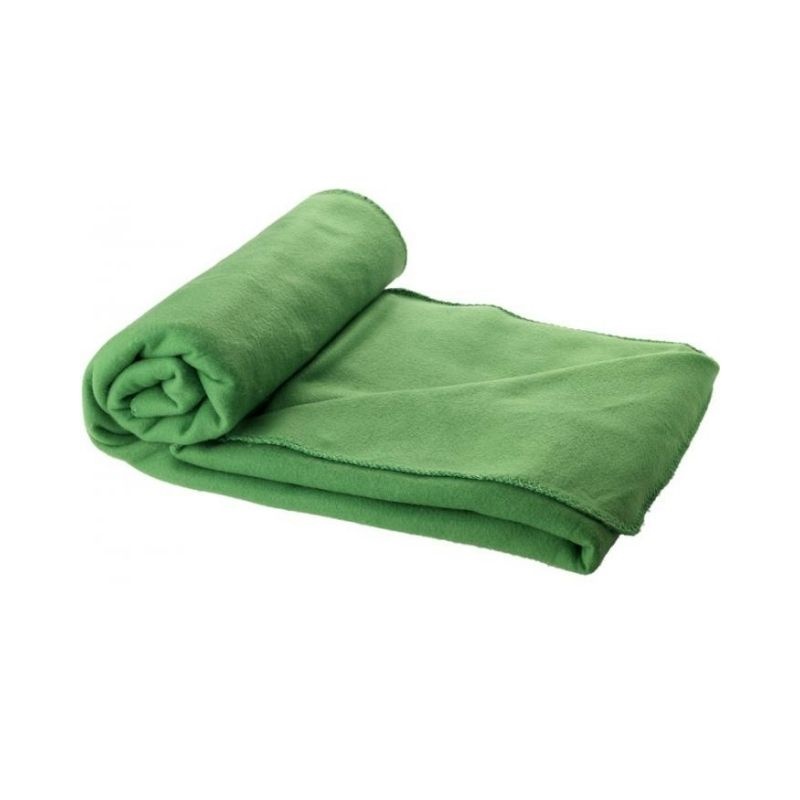 Logotrade promotional items photo of: Huggy blanket and pouch, green