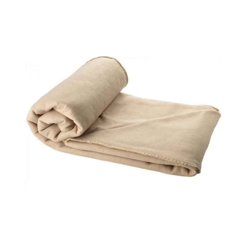 Logotrade business gift image of: Huggy blanket and pouch, beige