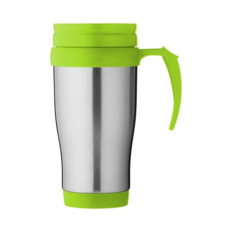 Logotrade promotional item picture of: Sanibel insulated mug, light green