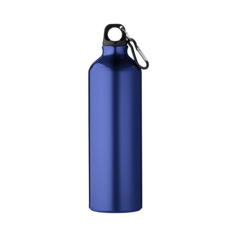 Logotrade promotional item picture of: Pacific bottle with carabiner, dark blue