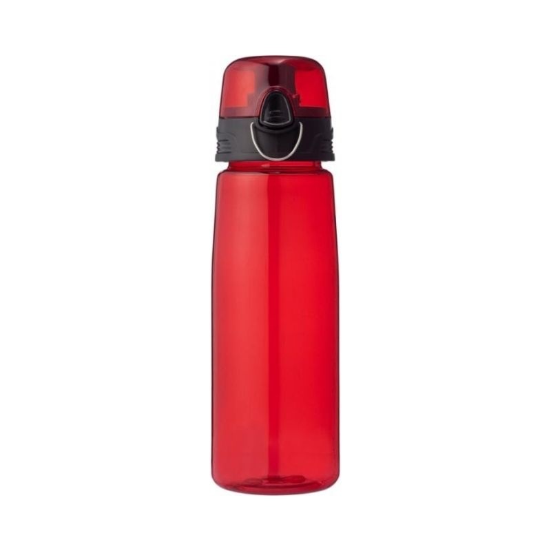 Logo trade advertising product photo of: Capri sports bottle, red