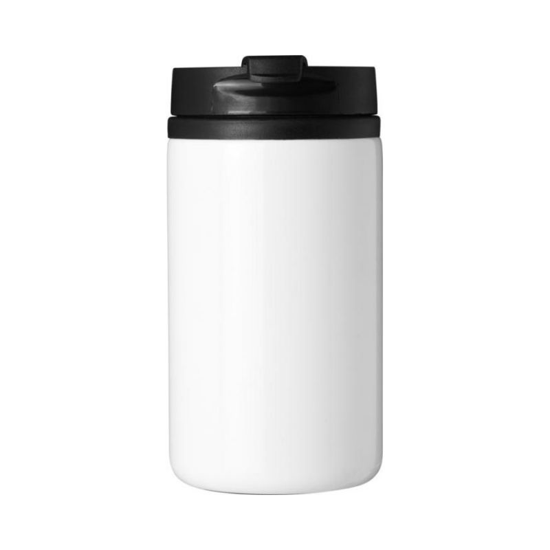 Logotrade promotional item picture of: Mojave 300 ml insulated tumber, white