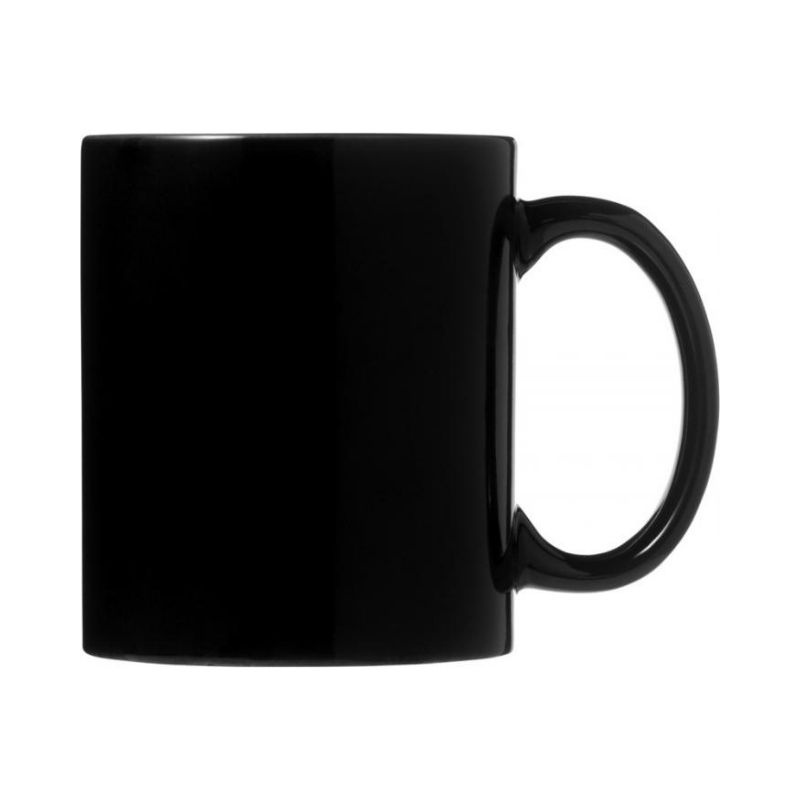 Logotrade corporate gift picture of: Santos ceramic mug, black