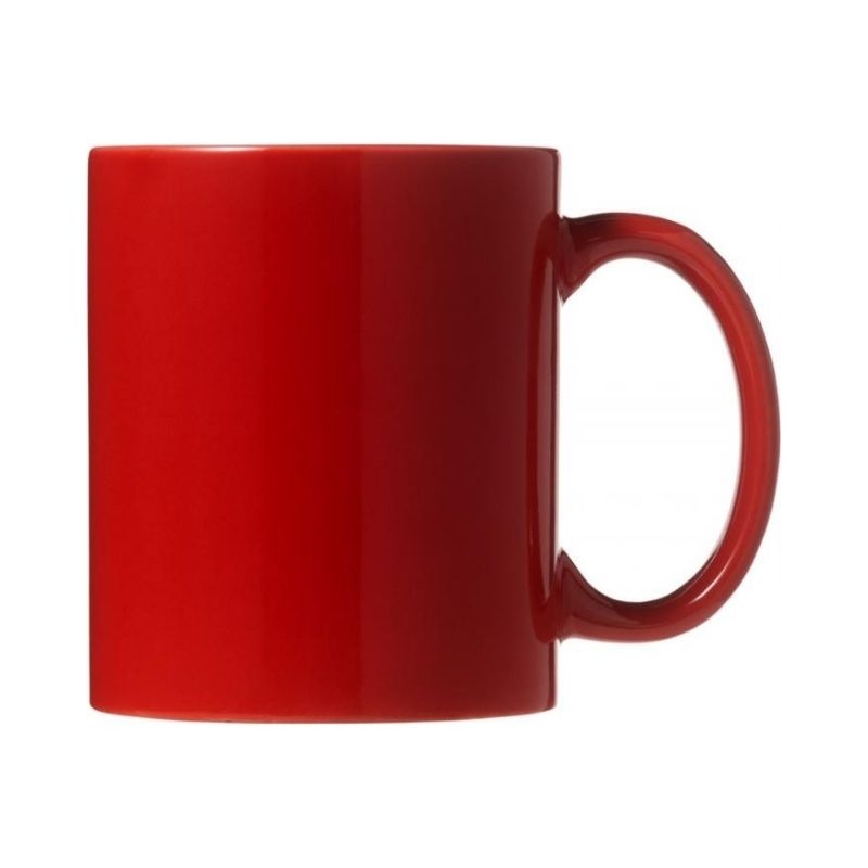 Logotrade promotional merchandise photo of: Santos ceramic mug, red