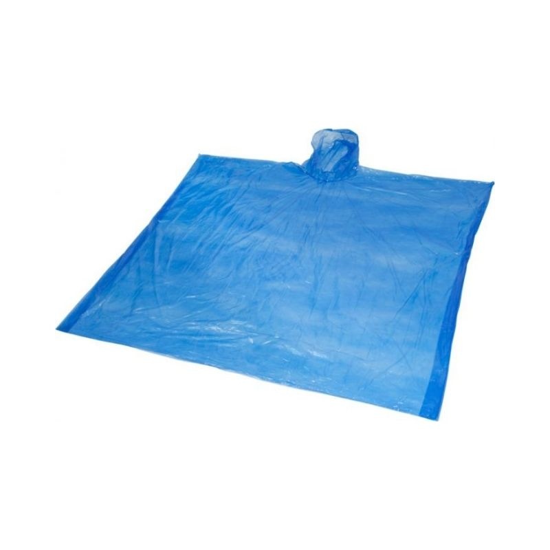 Logotrade promotional gift image of: Ziva disposable rain poncho, blue