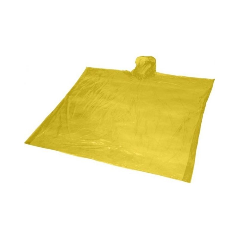 Logotrade advertising products photo of: Ziva disposable rain poncho, yellow