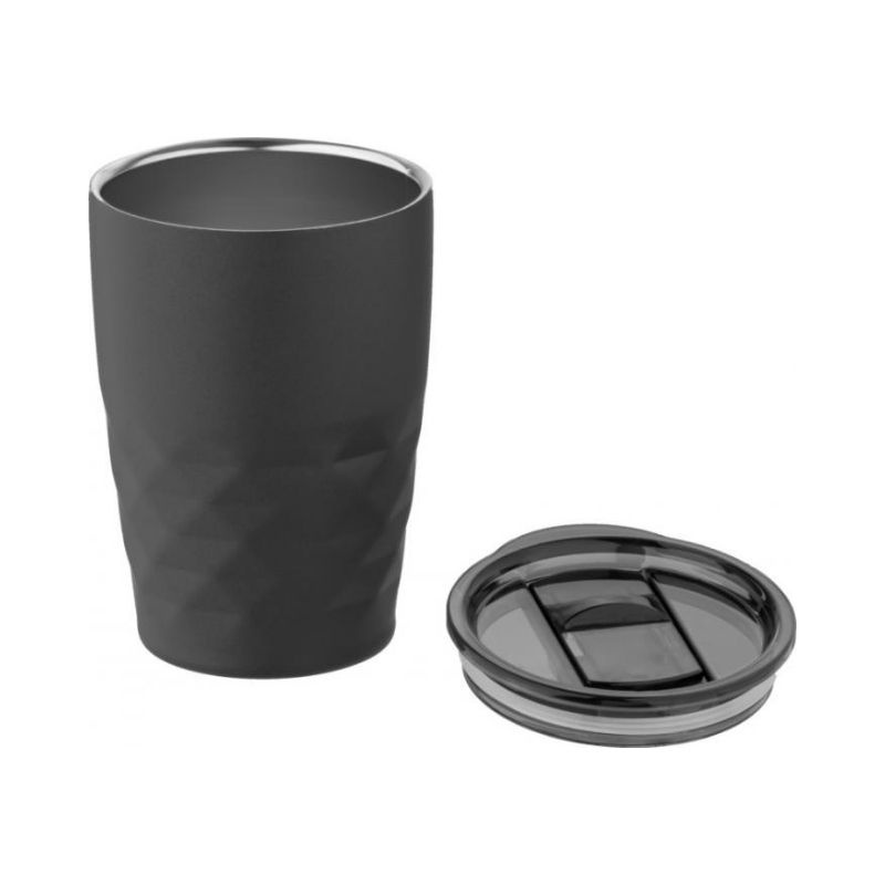 Logotrade advertising products photo of: Geo insulated tumbler, black