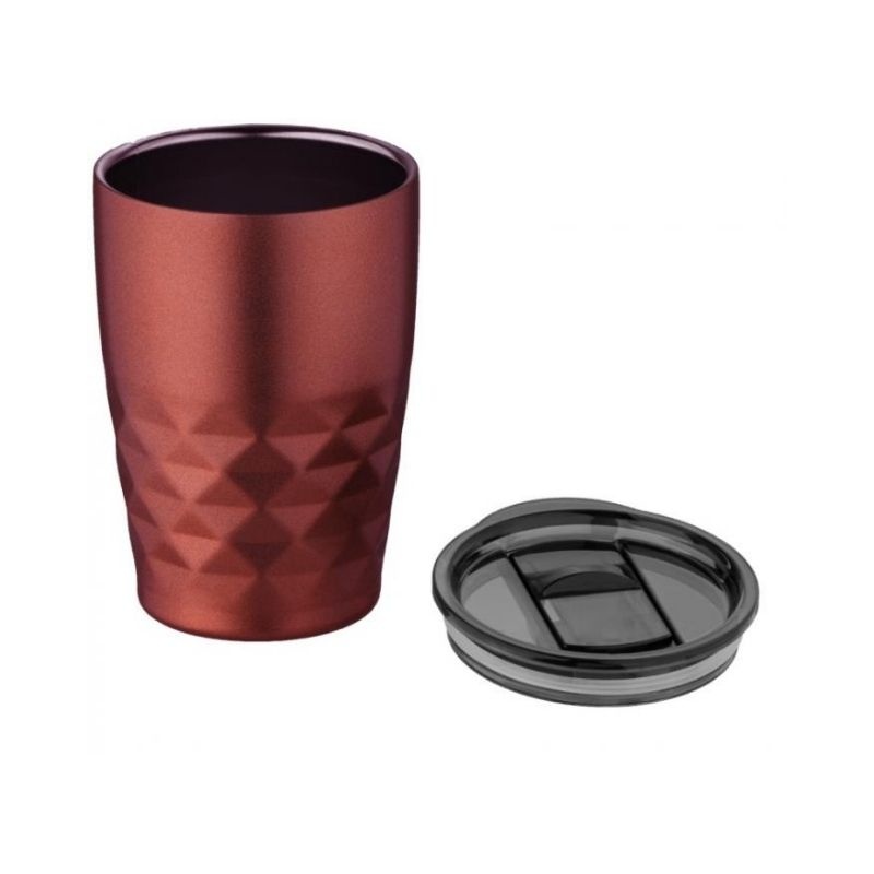 Logo trade advertising product photo of: Geo insulated tumbler, red