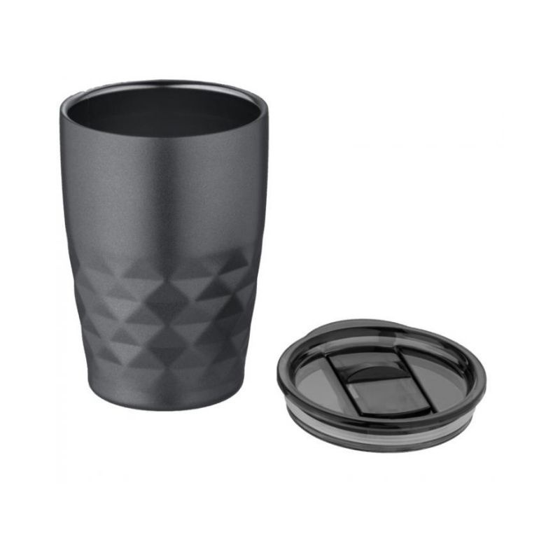 Logo trade promotional giveaways picture of: Geo insulated tumbler, grey