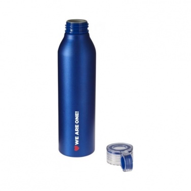 Logotrade promotional merchandise picture of: Grom aluminum sports bottle, blue