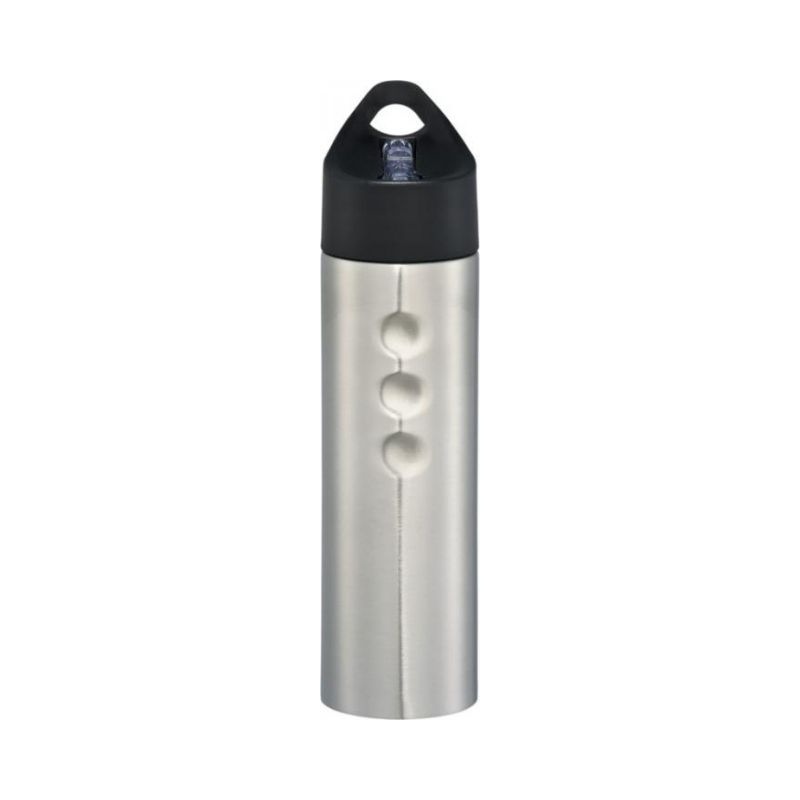 Logo trade promotional products image of: Trixie stainless sports bottle, silver