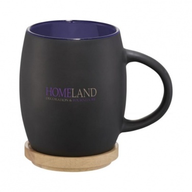Logo trade promotional gifts picture of: Hearth ceramic mug, blue