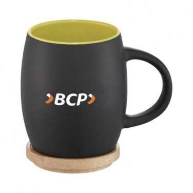 Logotrade promotional product image of: Ceramic mug Hearth, green