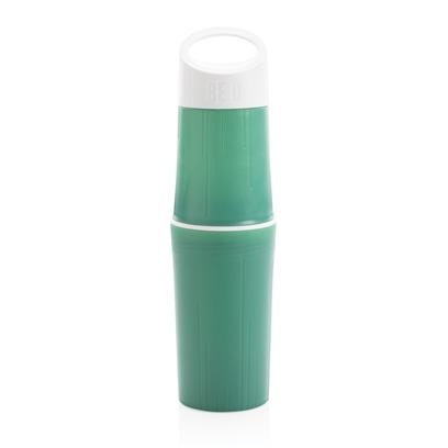 Logo trade promotional merchandise image of: BE O bottle, organic water bottle, зелёная