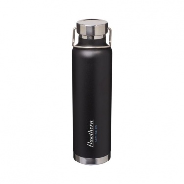 Logo trade promotional items picture of: Thor Copper Vacuum Insulated Bottle, black