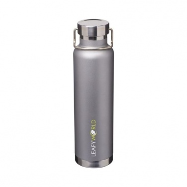 Logo trade promotional merchandise picture of: Thor Copper Vacuum Insulated Bottle, grey