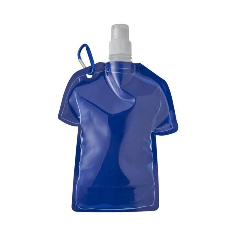 Logo trade corporate gifts image of: Goal football jersey water bag, blue