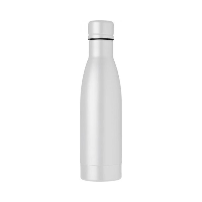 Logo trade corporate gifts picture of: Vasa copper vacuum insulated bottle, white